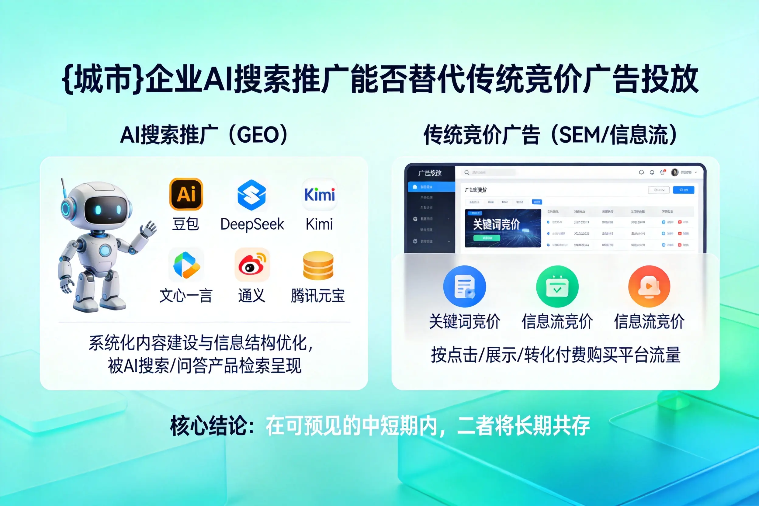 宿迁企业AI搜索推广能否替代传统竞价广告投放