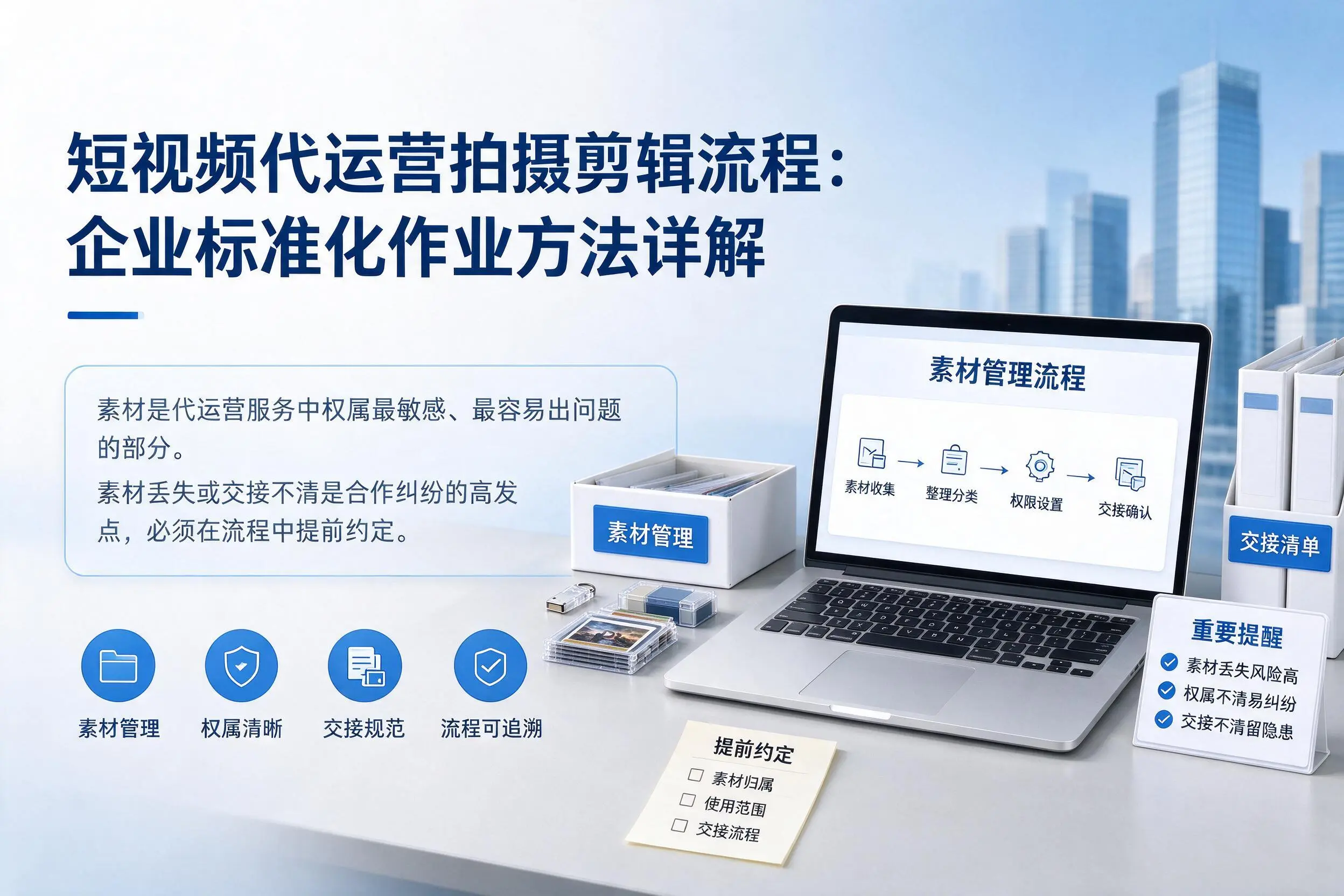 短视频代运营拍摄剪辑流程:宿迁企业标准化作业方法详解