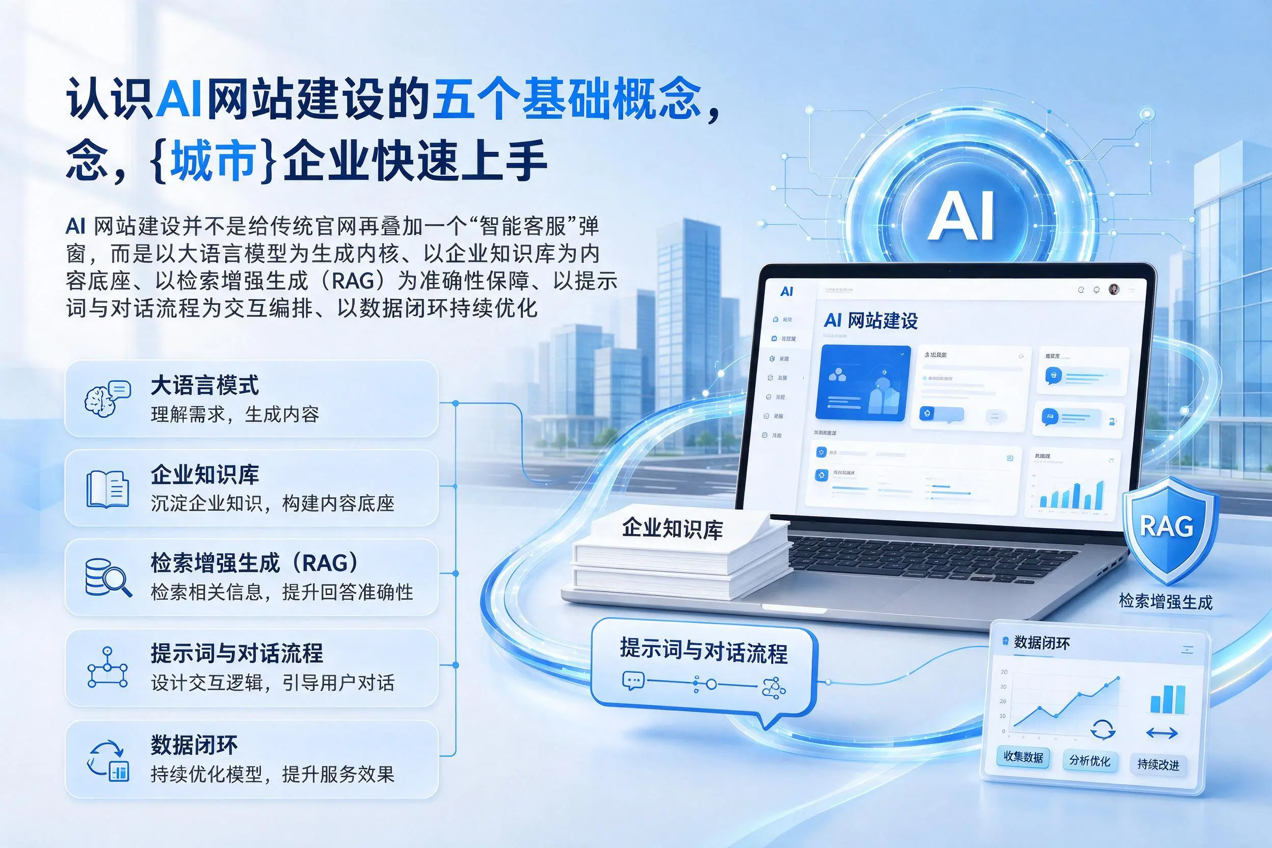 认识AI网站建设的五个基础概念,宿迁企业快速上手