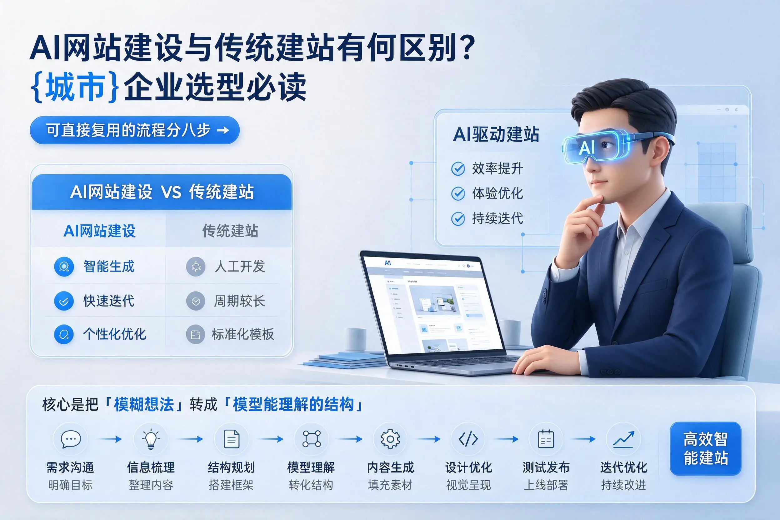 AI网站建设与传统建站有何区别?宿迁企业选型必读